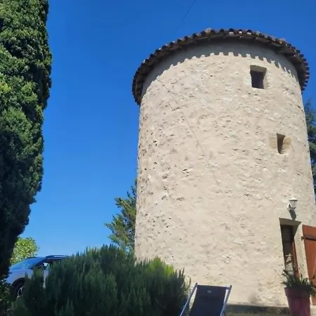 Moulin A Vent De Saint Cricq Gers Vue Panoramique *