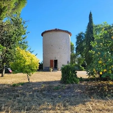 Moulin A Vent De Saint Cricq Gers Vue Panoramique *